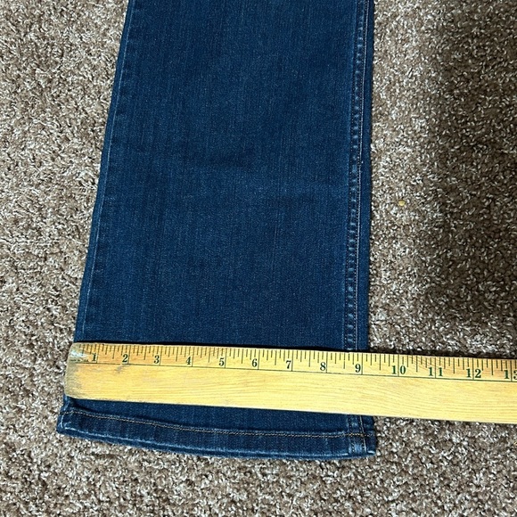Duluth Trading Co Blue Flare Wide Leg Jeans - Picture 4 of 10